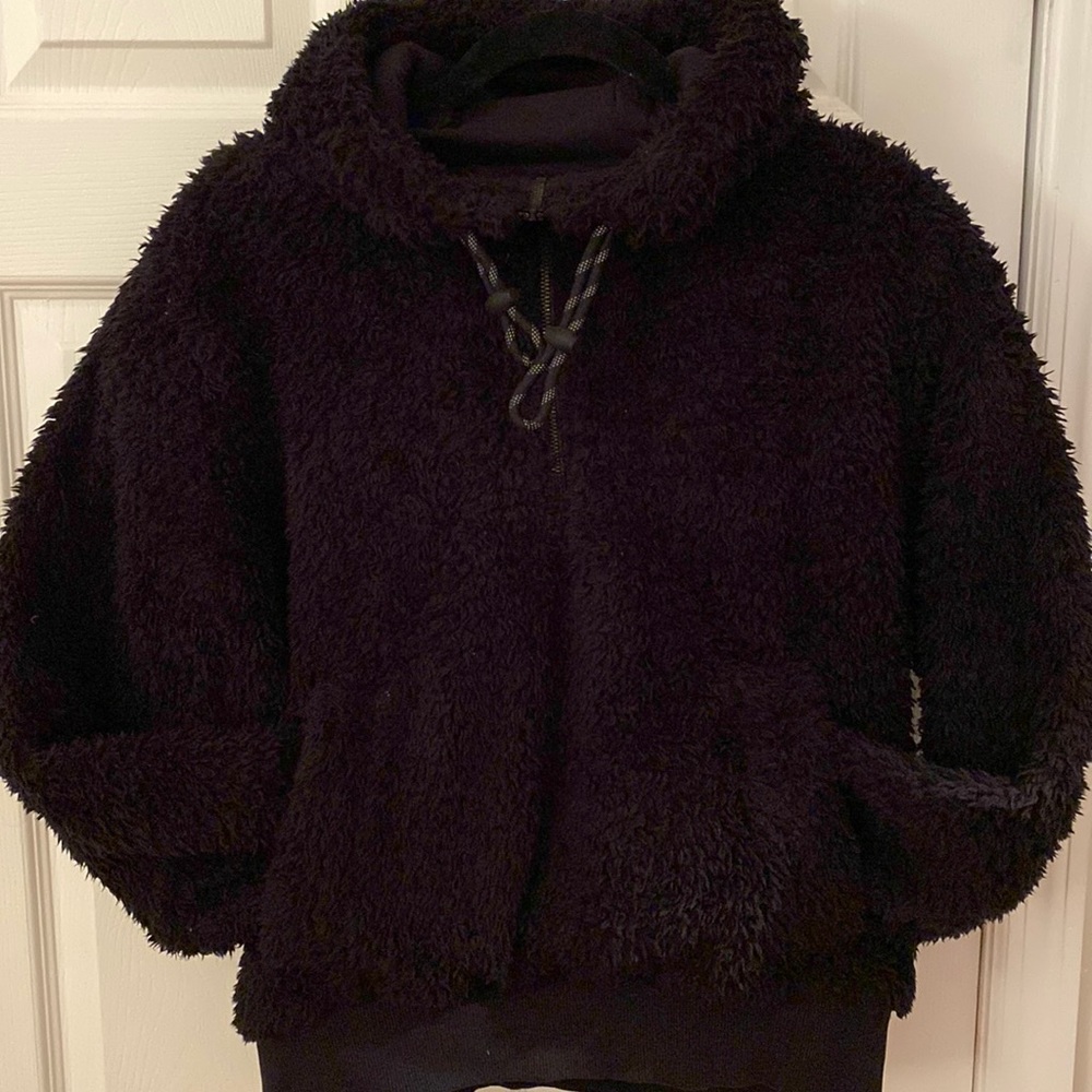 lululemon teddy half zip hoodie